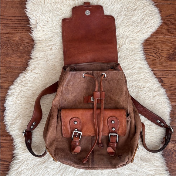Frye Tracy Leather Backpack - Picture 4 of 8